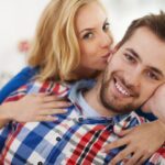 Portrait of couple in love