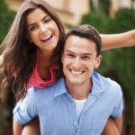 Portrait of couple in love