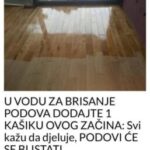 U VODU ZA BRISANJE PODOVA DODAJTE 1 KAŠIKU OVOG ZAČINA: Svi kažu da djeluje, PODOVI ĆE SE BLISTATI