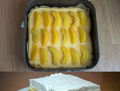 VOĆNI KOLAČ S BRESKVAMA: Kremast, Ukusan I Veoma Jednostavan Za Pripremu