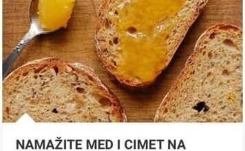 NAMAŽITE MED I CIMET NA HLJEB I JEDITE SVAKI DAN: EVO zašto NAMAŽITE MED I CIMET NA HLJEB I JEDITE SVAKI DAN: EVO zašto