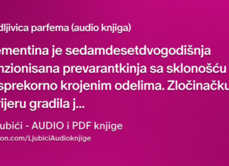 Kradljivica parfema (audio knjiga)