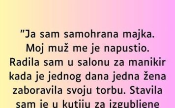 “Ja sam samohrana majka…” “Ja sam samohrana majka…”