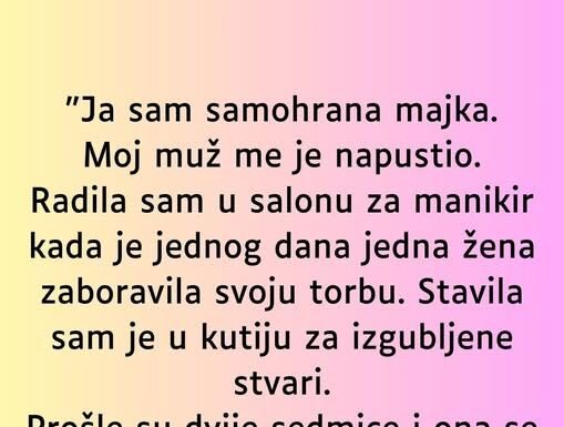 “Ja sam samohrana majka…” “Ja sam samohrana majka…”