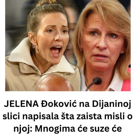 JELENA Đoković na Dijaninoj slici napisala šta zaista misli o njoj: Mnogima će suze će poteći, sad je sve jasno