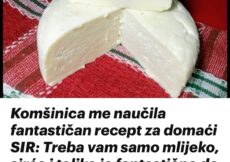 Komšinica me naučila fantastičan recept za domaći SIR: Treba vam samo mlijeko, sirće i toliko je fantastično da ga možete i prodati!