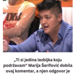 „Ti si jedina lezbijka koju podržavam“ Marija Šerifović dobila ovaj komentar, a njen odgovor je potpuni hit.