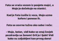 VIC DANA: Vratila se Fata vozom iz posjete majci, a Mujo je dočekuje