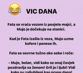 VIC DANA: Vratila se Fata vozom iz posjete majci, a Mujo je dočekuje VIC DANA: Vratila se Fata vozom iz posjete majci, a Mujo je dočekuje