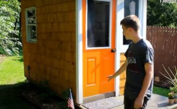 ŽIVI U KUĆICI OD 8 KVADRATA I SVI SU MU SE SMIJALI: Ali čekajte da vidite kako izgleda UNUTRA ŽIVI U KUĆICI OD 8 KVADRATA I SVI SU MU SE SMIJALI: Ali čekajte da vidite kako izgleda UNUTRA