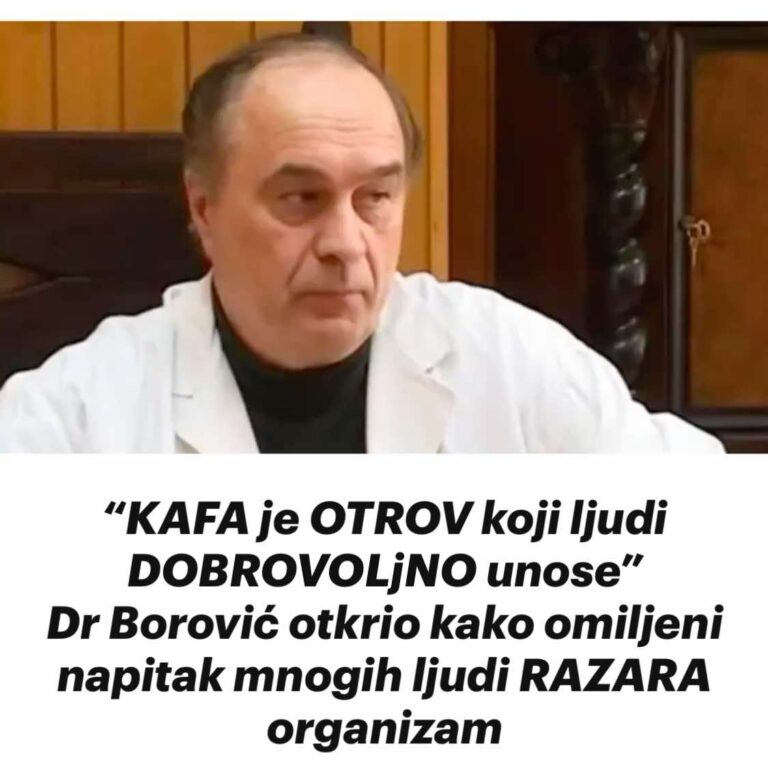 “KAFA je 0TR0V koji ljudi D0BR0VOLJN0 unose” Dr Borović 0TKRI0 kako 0MILJENI napitak mnogih ljudi RAZARA 0RGANIZAM “KAFA je 0TR0V koji ljudi D0BR0VOLJN0 unose” Dr Borović 0TKRI0 kako 0MILJENI napitak mnogih ljudi RAZARA 0RGANIZAM