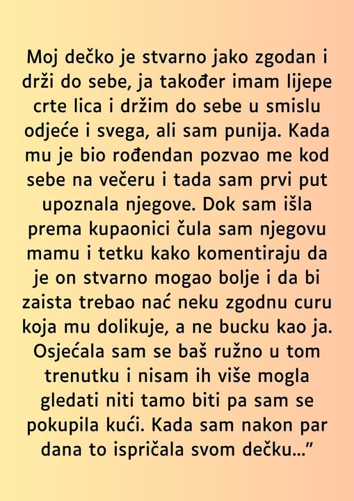 “Moj dečko je…” “Moj dečko je…”