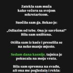 ZATEKLA SAM MUŽA SA NJEGOVOM SEKRETARICOM na večeri: Evo šta mi je rekao
