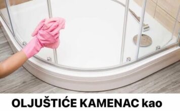 OLJUŠTIĆE KAMENAC kao da je kora banane: Zbog ove sitnice će vaša tuš-kabina izgledati kao da ste je tek kupili