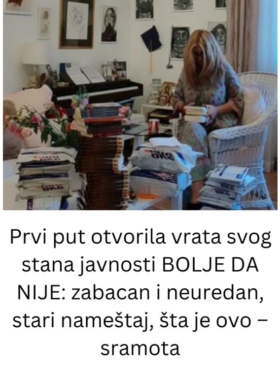 Prvi put otvorila vrata svog stana javnosti BOLJE DA NIJE: zabacan i neuredan, stari nameštaj, šta je ovo – sramota