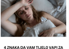 4 ZNAKA DA VAM TIJEL0 VAPI ZA ŽELJEZ0M: Prvo hronični umor, a sljedeće ne smijete da potcjenjujete
