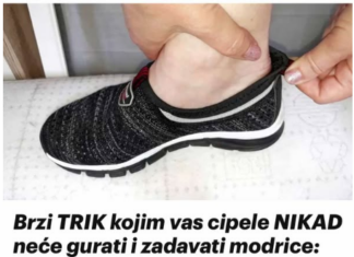 Brzi TRIK kojim vas cipele NIKAD neće gurati i zadavati modrice: Volio bih da sam to znao prije! Brzi TRIK kojim vas cipele NIKAD neće gurati i zadavati modrice: Volio bih da sam to znao prije!