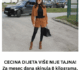 CECINA DIJETA VIŠE NIJE TAJNA! Za mesec dana skinula 8 kilograma, a ovo je njen trik za savršen izgled: Nijedne sekunde nisam gladovala