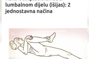 Kako otkliještiti živac u lumbalnom dijelu (išijas): 2 jednostavna načina