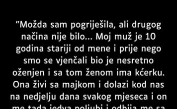 “Možda sam pogriješila, ali drugog načina nije bilo… “Možda sam pogriješila, ali drugog načina nije bilo…