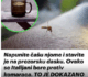 Napunite čašu njome i stavite je na prozorsku dasku: Ovako se Italijani bore protiv komaraca – TO JE DOKAZANO GODINAMA