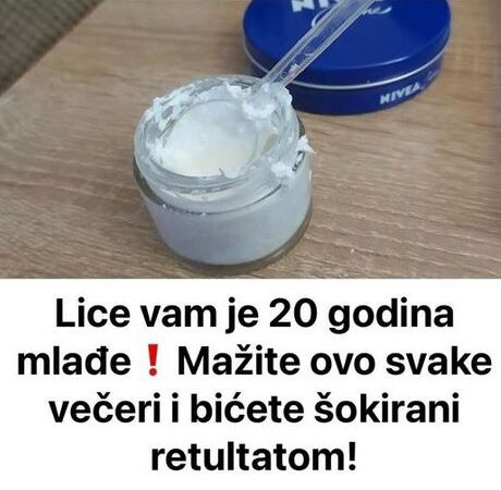 Lice vam je 20 godina mlađe! Mažite ovo svake večeri i bićete šokirani retultatom!