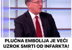 PLUĆNA EMB0LIJA JE VEĆI UZR0K SMRTI OD INFARKTA! Dr Seferović 0tkriva: “Glavni simptom se vidi na nozi”