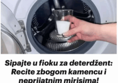 Sipajte u fioku za deterdžent: Recite zbogom kamencu i neprijatnim mirisima!