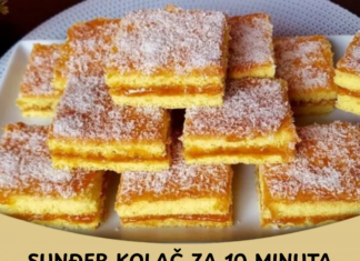 SUNĐER KOLAČ – SPREMAN ZA 10 MINUTA: Ukus koji obara s nogu! SUNĐER KOLAČ – SPREMAN ZA 10 MINUTA: Ukus koji obara s nogu!