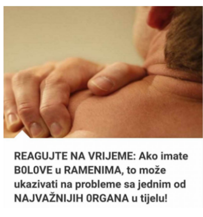 Ako imate BOLOVE U RAMENIMA, to može ukazivati ​na probleme sa jednim od NAJVAŽNIJIH ORGANA u tijelu! – REAGUJTE NA VRIJEME