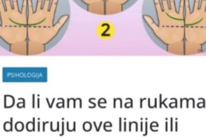 Da li vam se na rukama dodiruju ove linije ili ne? Evo šta to govori o vama, jako će vas iznenaditi