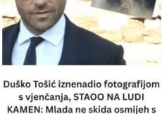 Duško Tošić iznenadio fotografijom s vjenčanja, STAOO NA LUDI KAMEN: Mlada ne skida osmijeh s lica, svi je znate!!!Jelena zanijemila od očaja…