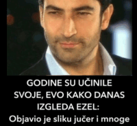 GODINE SU UČINILE SVOJE, EVO KAKO DANAS IZGLEDA EZEL: Objavio je sliku jučer i mnoge ostavio bez riječi