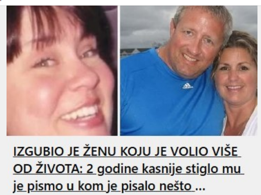 IZGUBIO JE ŽENU KOJU JE VOLIO VIŠE OD ŽIVOTA: 2 godine kasnije stiglo mu je pismo u kom je pisalo nešto nezamislivo…