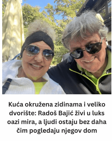 Kuća okružena zidinama i veliko dvorište: Radoš Bajić živi u luks oazi mira, a ljudi ostaju bez daha čim pogledaju njegov dom