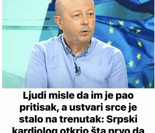 Ljudi misle da im je pao pritisak, a ustvari srce je stalo na trenutak: Srpski kardiolog otkrio šta prvo da uradite kad preskače i lupa