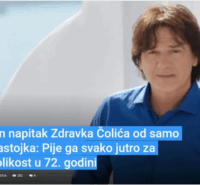 Moćan napitak Zdravka Čolića od samo dva sastojka: Pije ga svako jutro za mladolikost u 72. godini