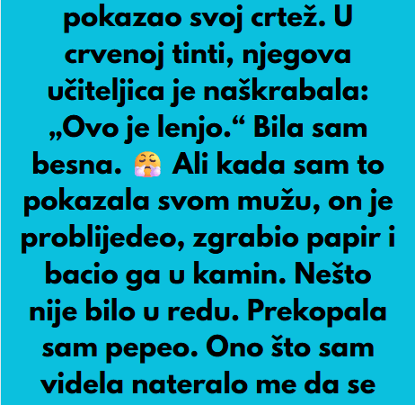 “Moj petogodišnjak mi je pokazao svoj crtež…”