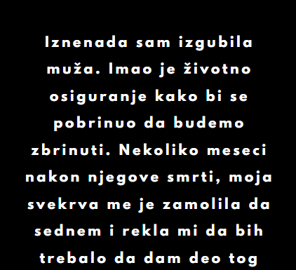 “Moji tazbina traže muževljevo životno osiguranje — i strahujem za svoju decu” “Moji tazbina traže muževljevo životno osiguranje — i strahujem za svoju decu”