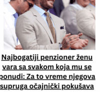 Najbogatiji penzioner ženu vara sa svakom koja mu se ponudi: Za to vreme njegova supruga očajnički pokušava da ga zadrži najgorom metodom ikad