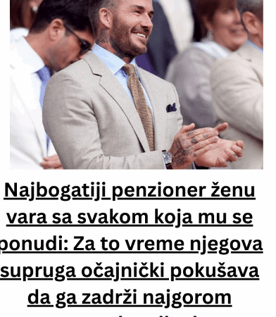 Najbogatiji penzioner ženu vara sa svakom koja mu se ponudi: Za to vreme njegova supruga očajnički pokušava da ga zadrži najgorom metodom ikad