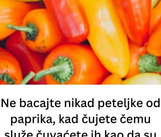 Ne bacajte peteljke od paprika: Evo kako ih možete iskoristiti kao tajni sastojak u jelima
