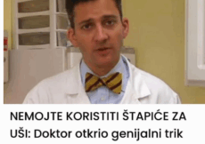 NEMOJTE KORISTITI ŠTAP1ĆE ZA UŠI: Doktor otkrio genijalni trik koji neće povrijediti bubnu opnu – ljudi ostali u šoku