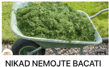 NIKAD NEMOJTE BACATI POKOŠENU TRAVU, samo uraditeovo! Bolje od 100 gnojiva NIKAD NEMOJTE BACATI POKOŠENU TRAVU, samo uraditeovo! Bolje od 100 gnojiva