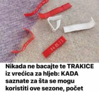Nikada ne bacajte te TRAKICE iz vrećica za hljeb: KADA saznate za šta se mogu koristiti ove sezone, počet ćete ih odlagati već danas!