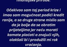 “Od prijatelja (množina) sam posudio oko 8 000 eura…”