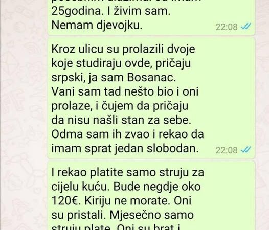 “Od roditelja sam naslijedio kuću u jednom gradu u Austriji…”