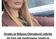 Ovako je Biljana Obradović otkrila da ima rak pankreasa: Imala je samo jedan simptom, ne znajući da 10 godina u sebi nosi tumor veličine lopte Ovako je Biljana Obradović otkrila da ima rak pankreasa: Imala je samo jedan simptom, ne znajući da 10 godina u sebi nosi tumor veličine lopte