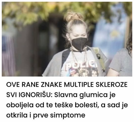 OVE RANE ZNAKE MULTIPLE SKLEROZE SVI IGNORIŠU: Slavna glumica je oboljela od te teške bolesti, a sad je otkrila i prve simptome