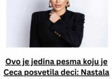 Ovo je jedina pesma koju je Ceca posvetila deci: Nastala iz teške traume, svi su mislili da peva muškarcu